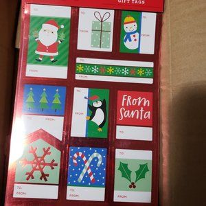 3/10$ nwt lot of christmas gift tags  150 stickers